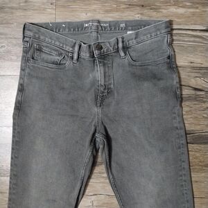 Banana Republic Legacy Slim Fit Jeans Mens Size 33x32 Slim Fit Black Charcoal